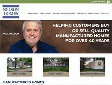 Tablet Screenshot of nelsonhomes.net